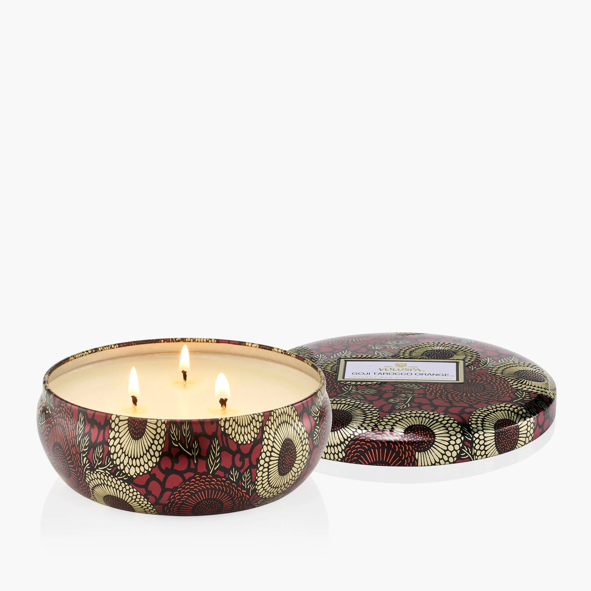 Goji Tarocco Orange - 3 Wick Tin Candle - Image 5