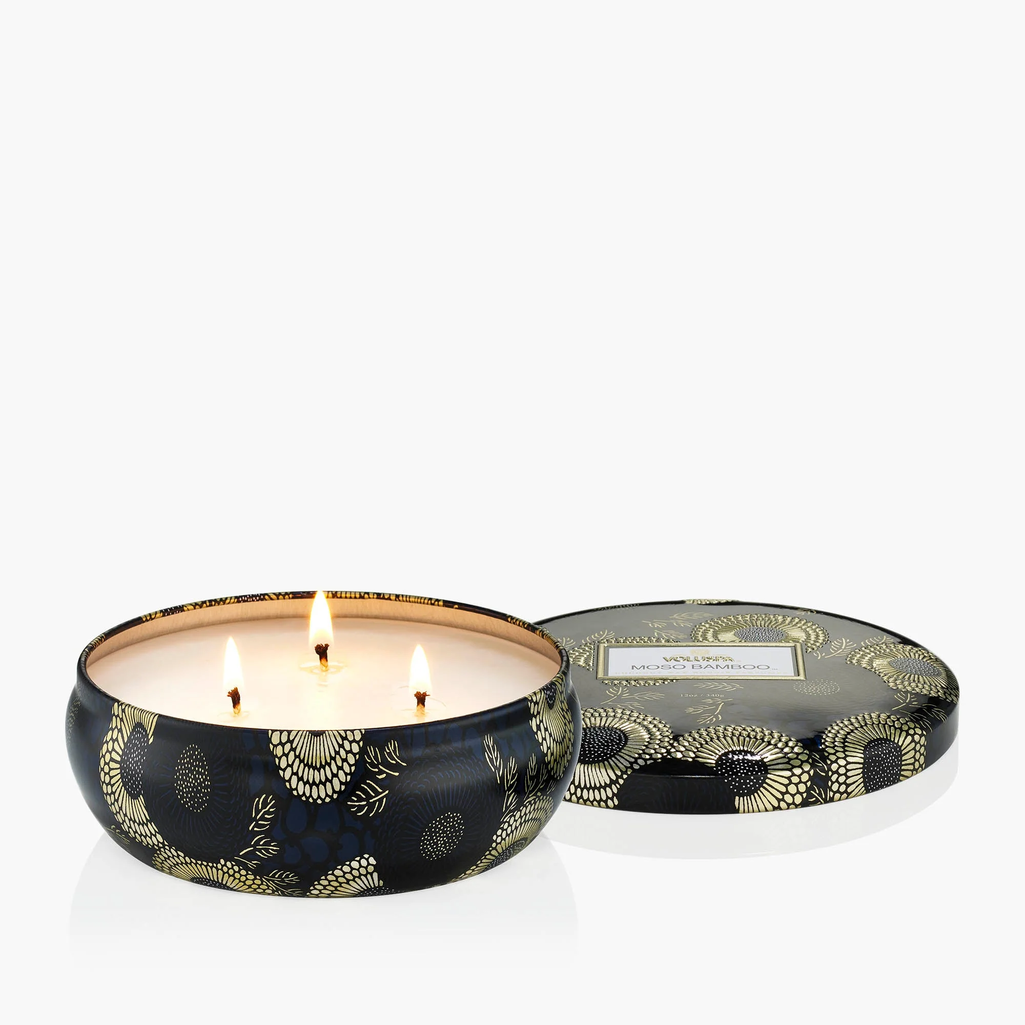 Moso Bamboo - 3 Wick Tin Candle - Image 3