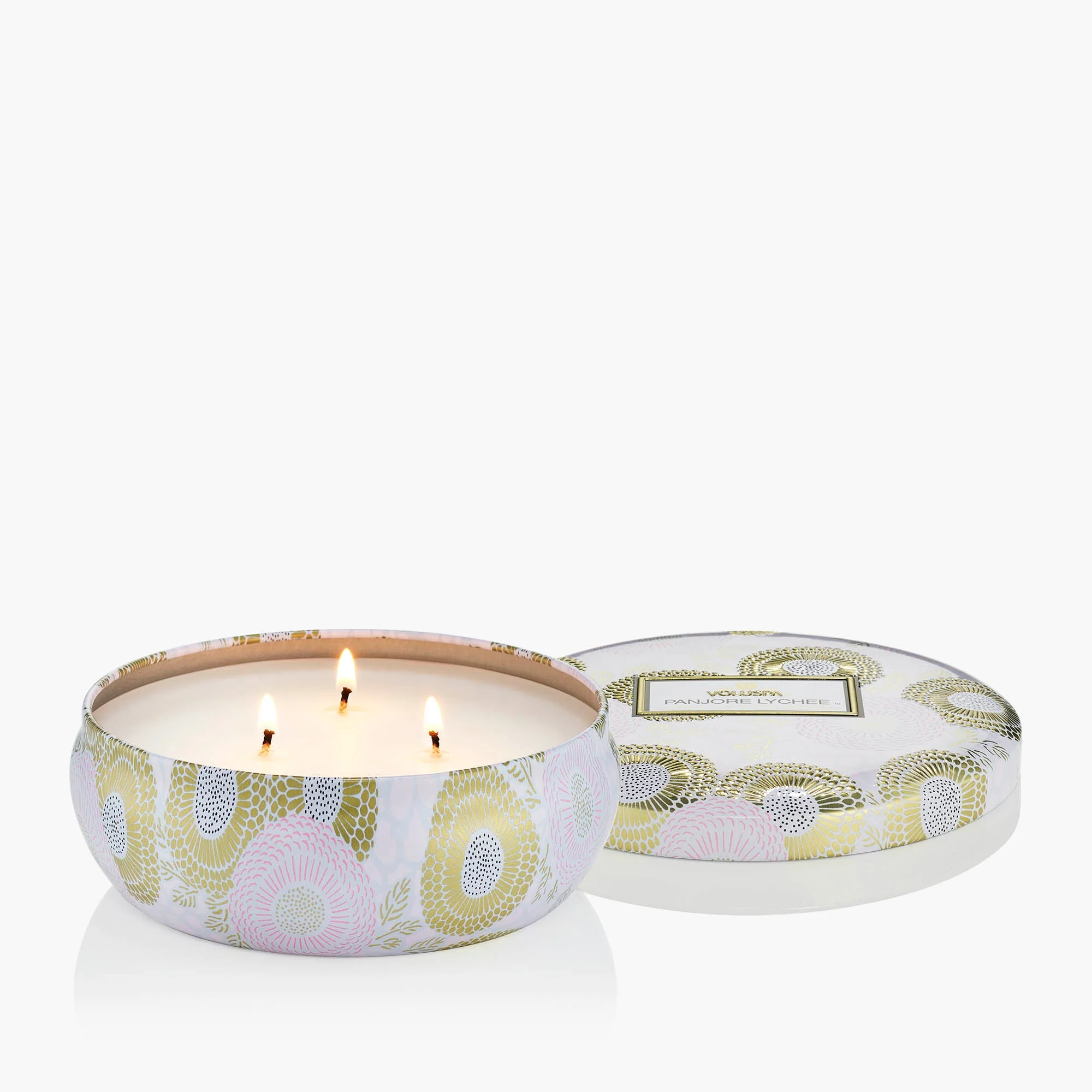 Panjore Lychee - 3 Wick Tin Candle - Image 3