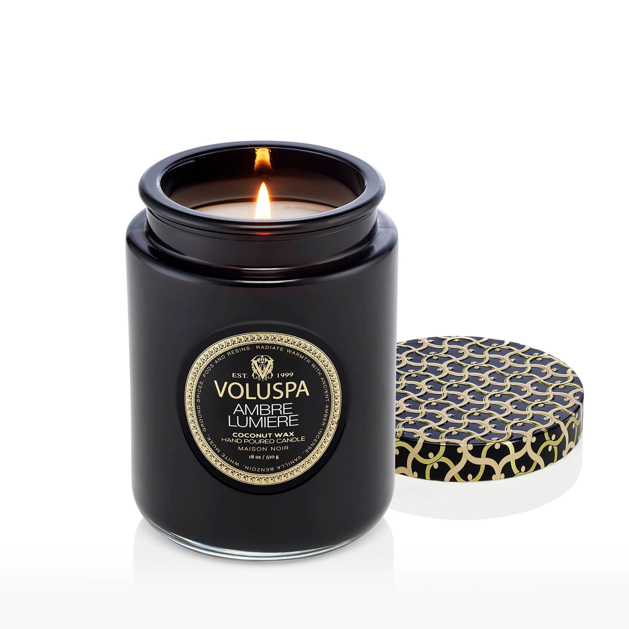 Ambre Lumiere - Large Jar Candle - Image 4