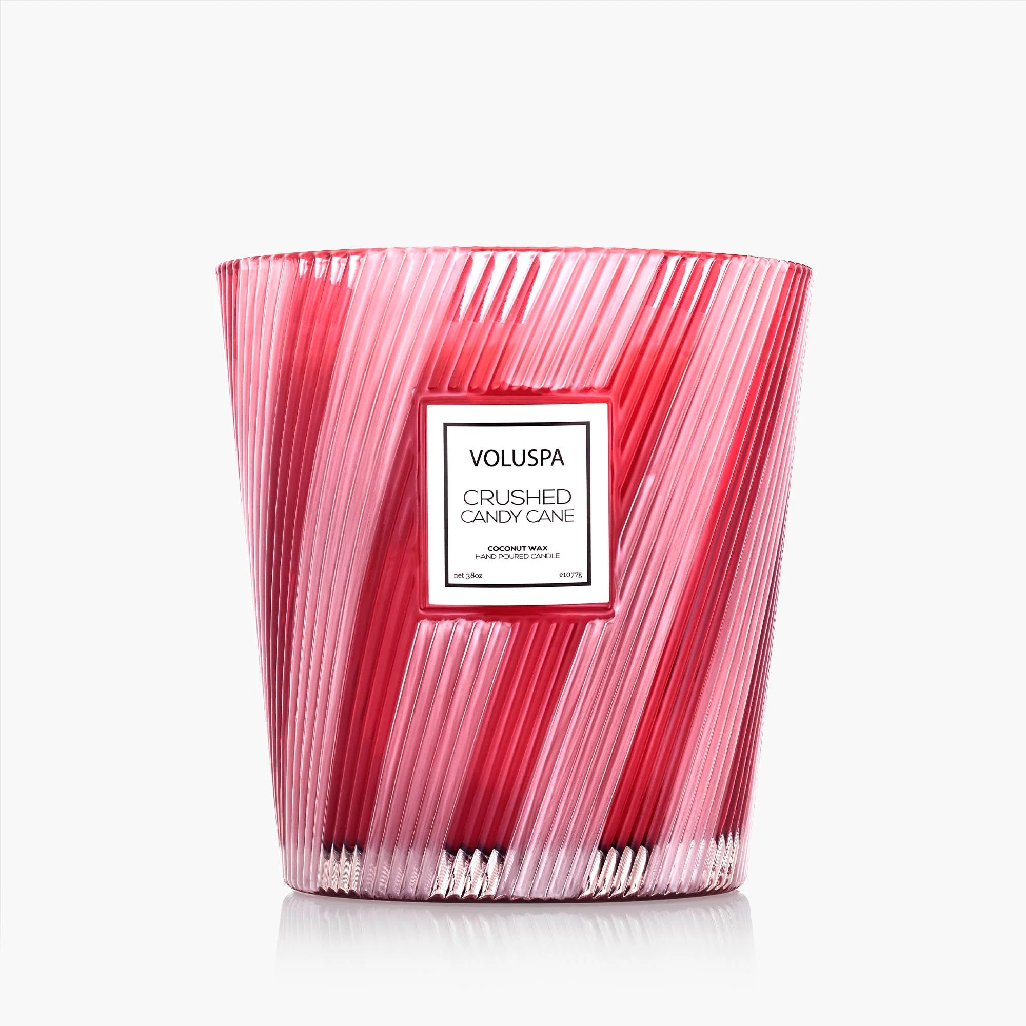 Crushed Candy Cane - 3 Wick Hearth Candle - Image 5