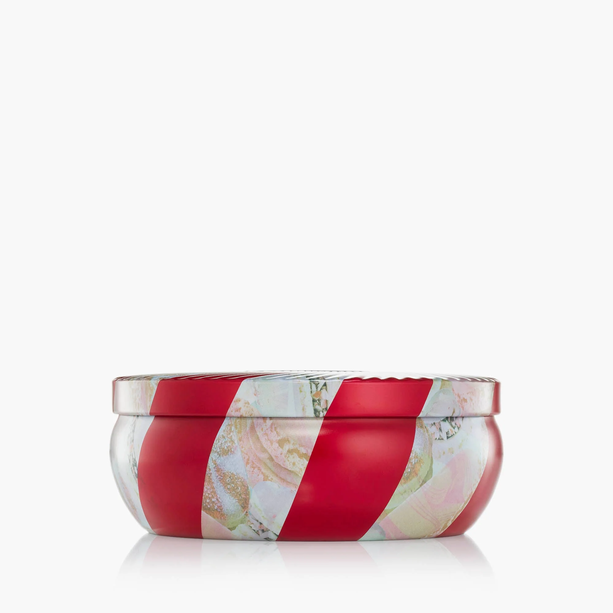 Crushed Candy Cane - 3 Wick Tin Candle - Image 4