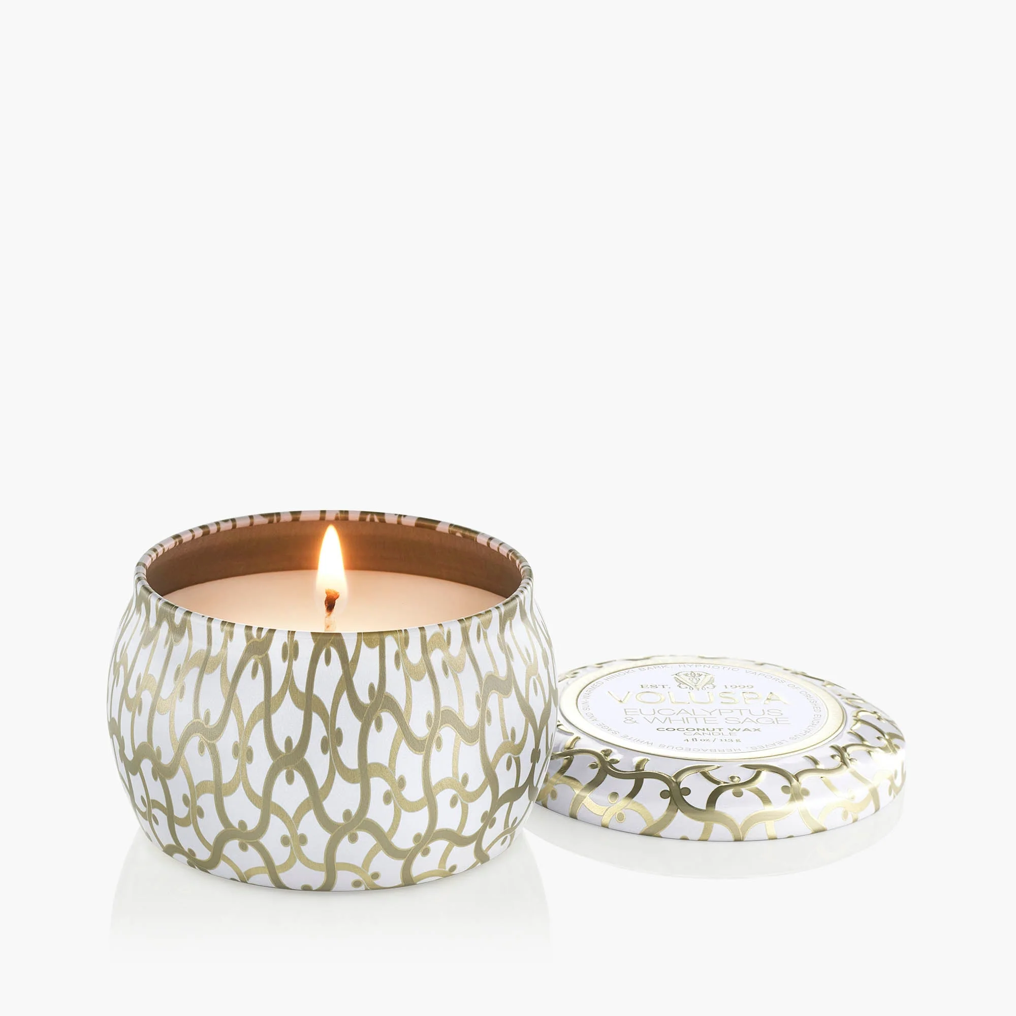 Eucalyptus & White Sage - Mini Tin Candle - Image 4