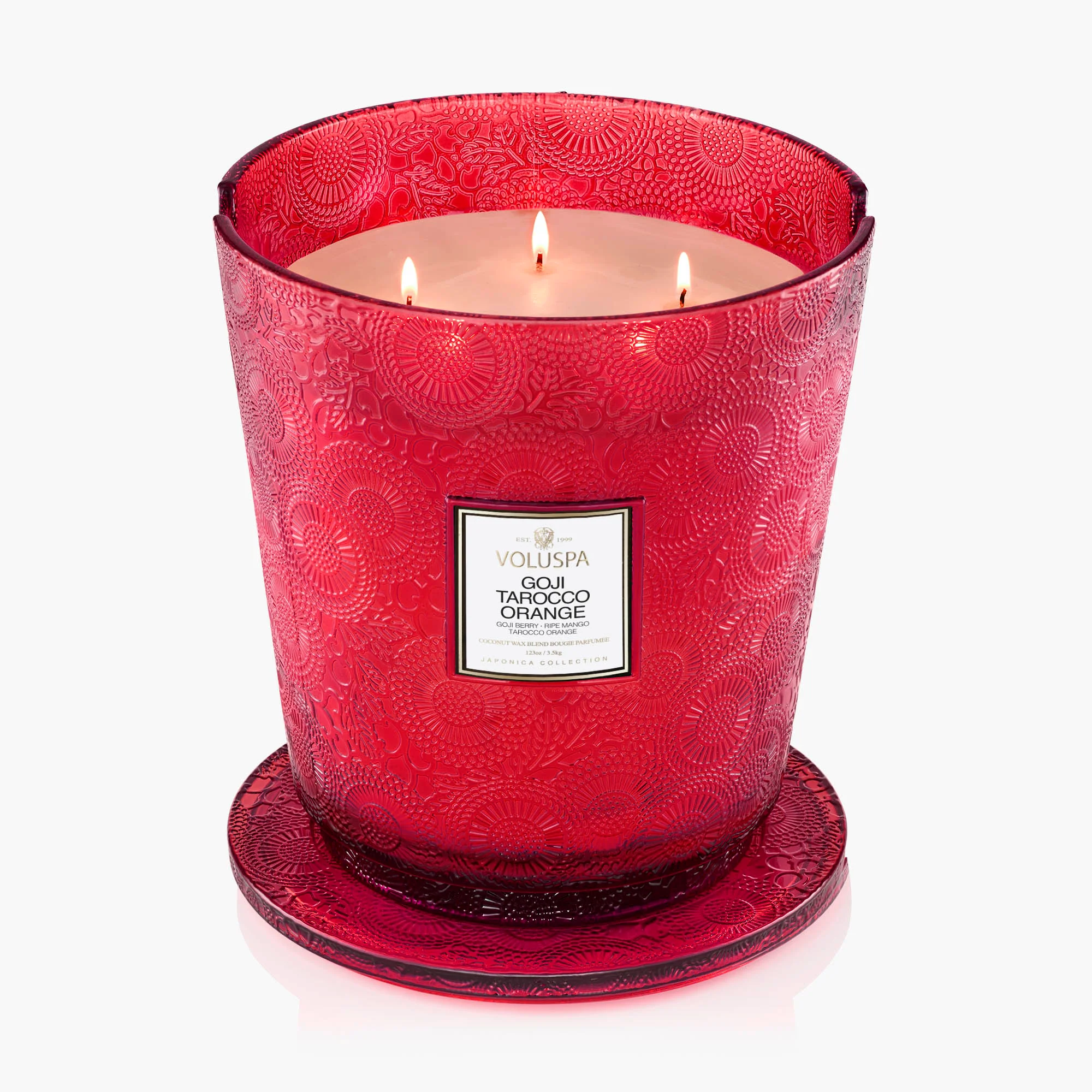 Goji Tarocco Orange - 5 Wick Hearth Candle - Image 5