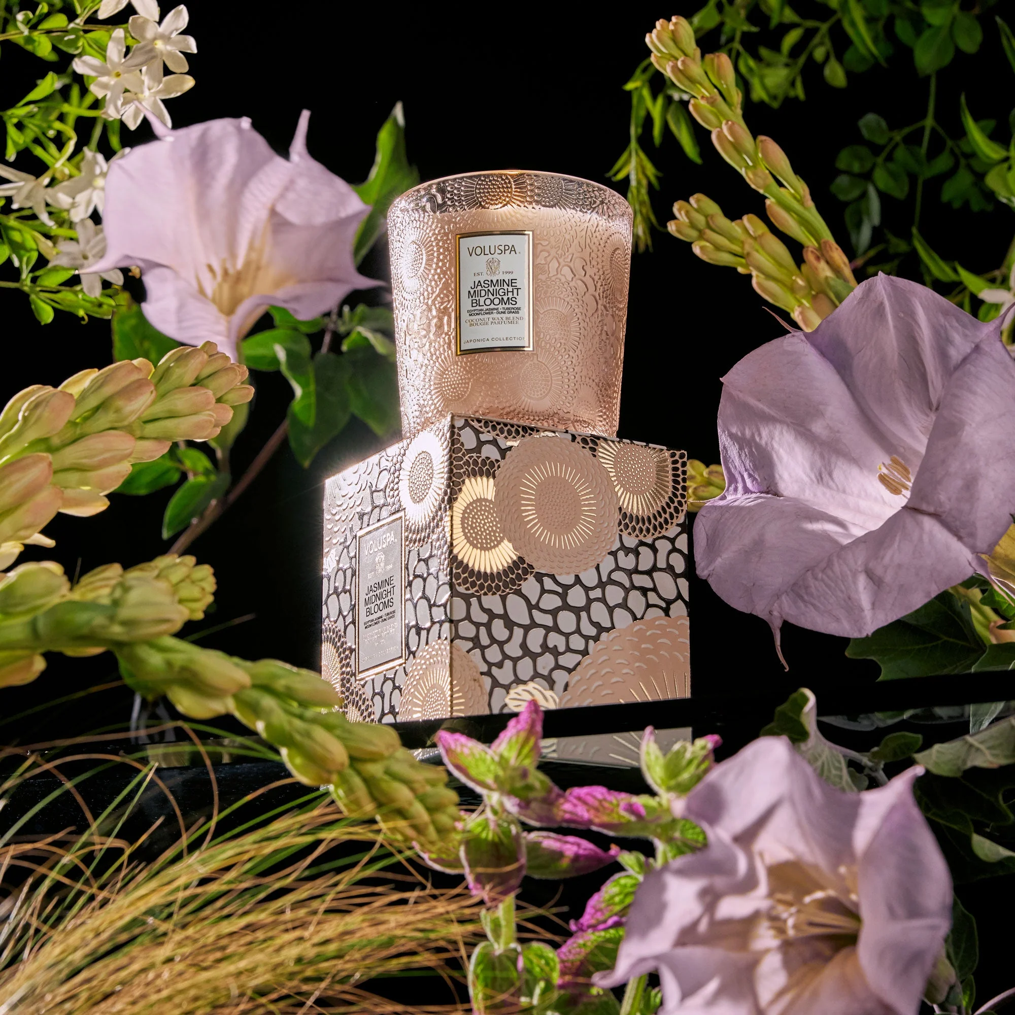 Jasmine Midnight Blooms - Classic Candle - Image 3