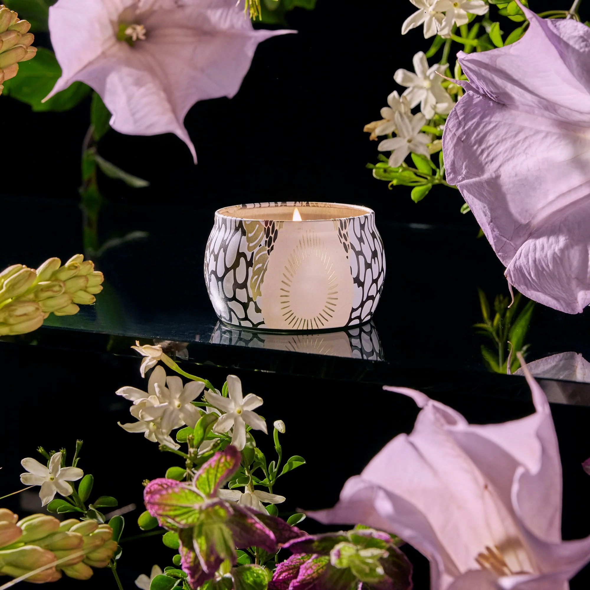 Jasmine Midnight Blooms - Mini Tin Candle - Image 3