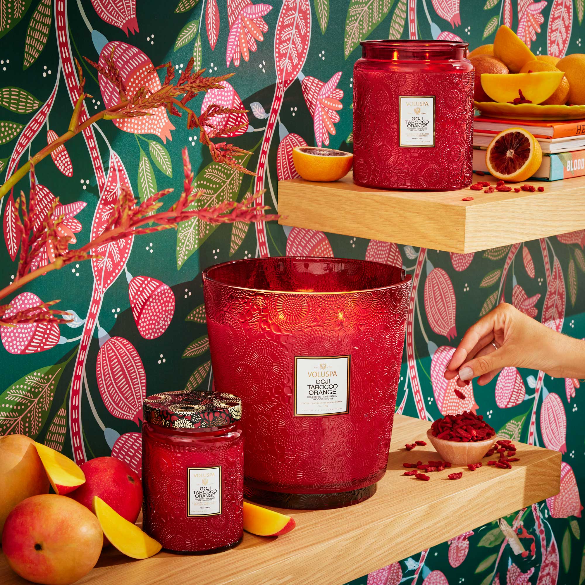 Goji Tarocco Orange - Large Jar Candle - Image 3