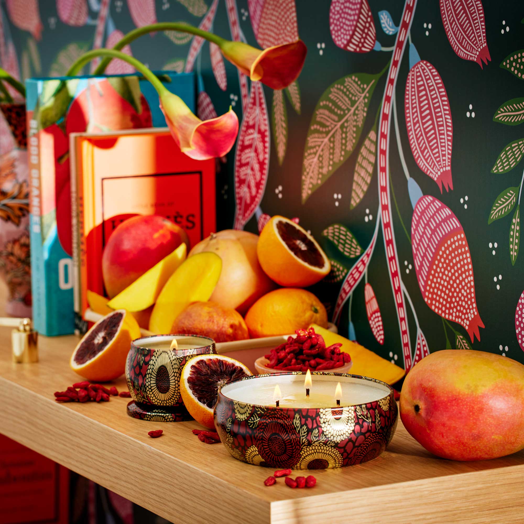 Goji Tarocco Orange - Mini Tin Candle - Image 3