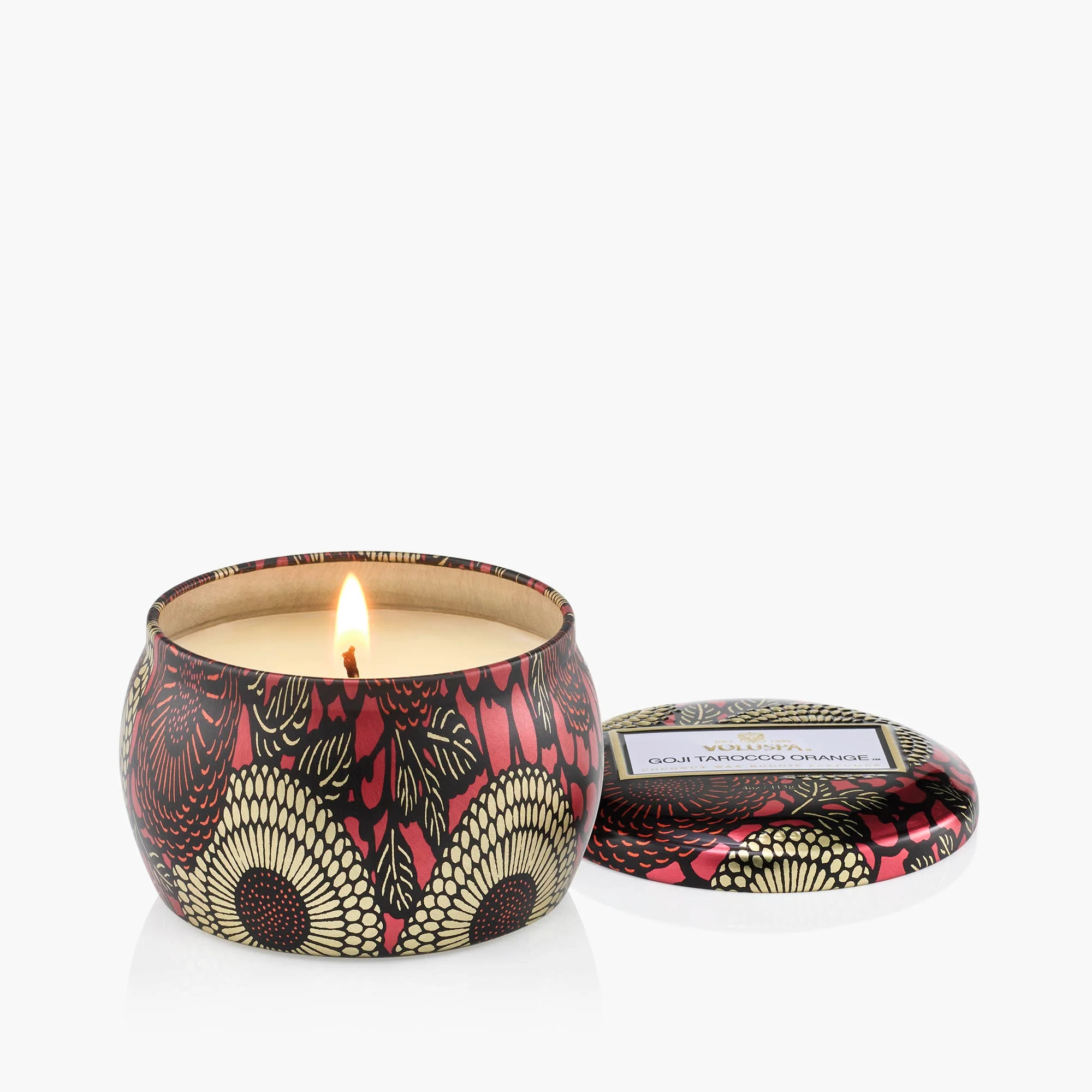 Goji Tarocco Orange - Mini Tin Candle - Image 4