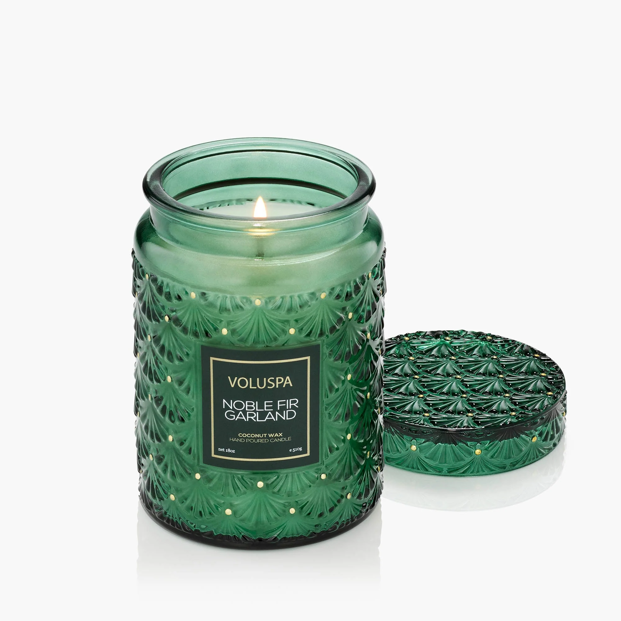 Noble Fir Garland - Large Jar Candle - Image 4