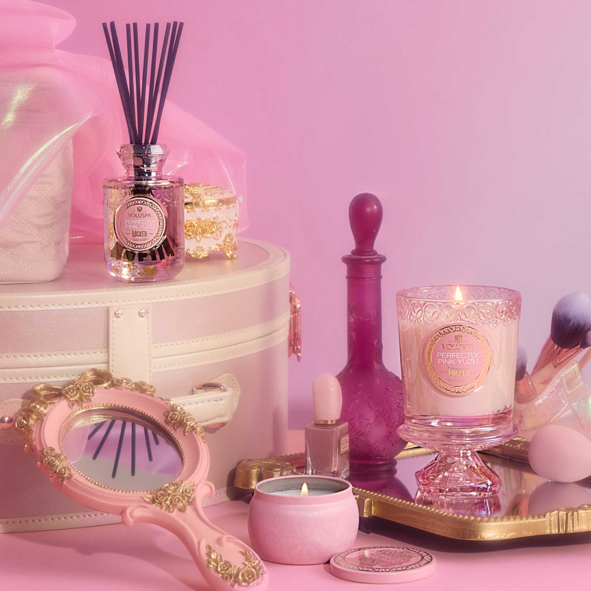 Perfectly Pink Yuzu - Mini Tin Candle - Image 3