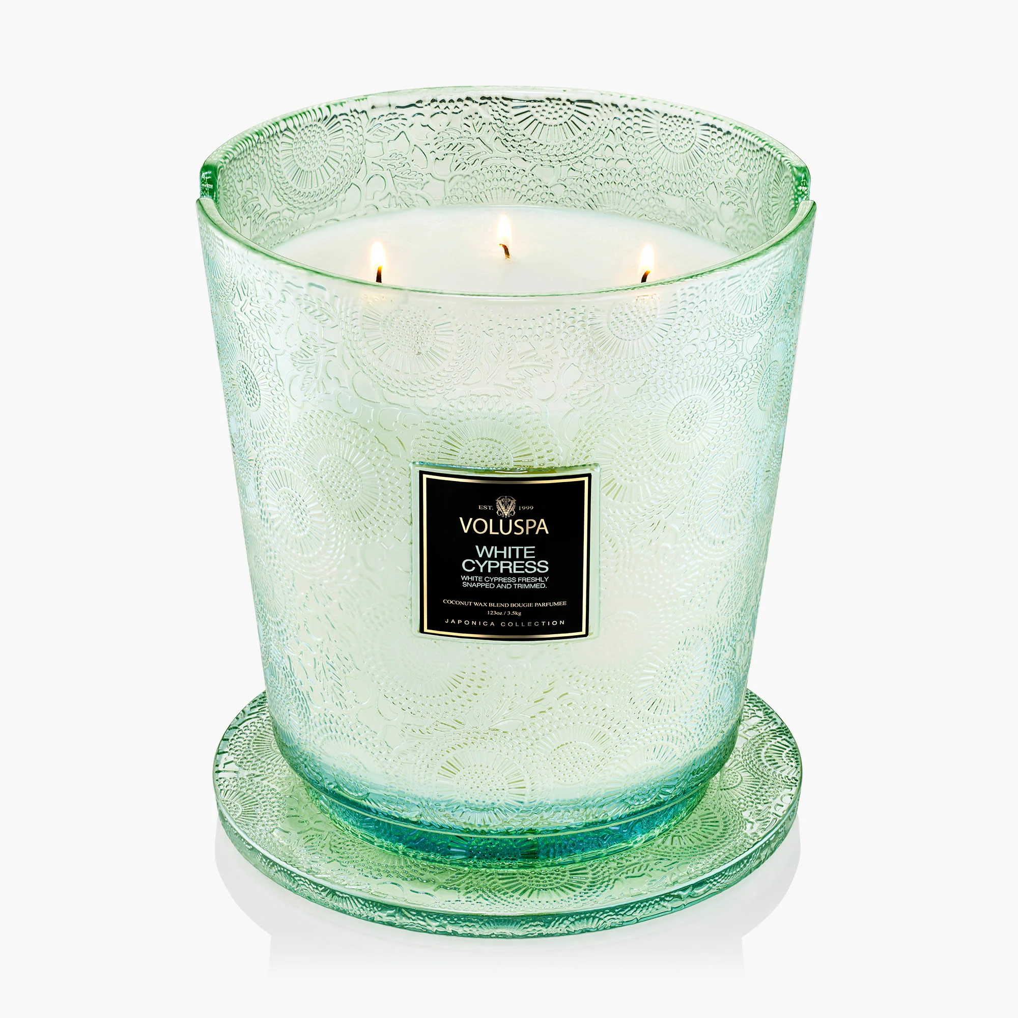 White Cypress - 5 Wick Hearth Candle - Image 4