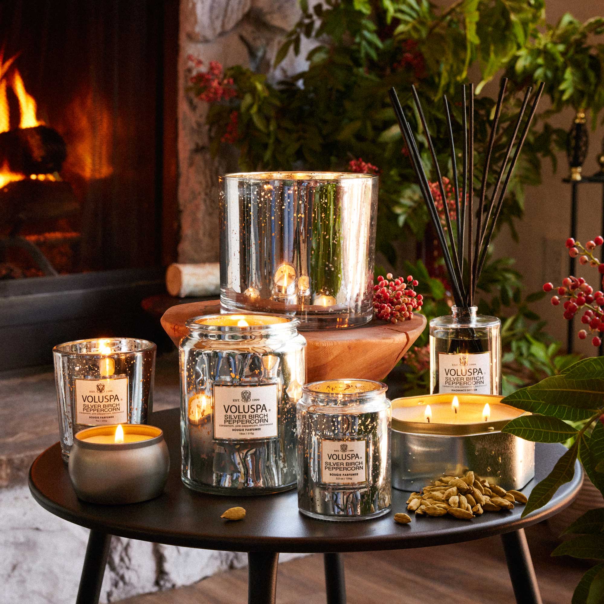 Silver Birch Peppercorn - Small Jar Candle - Image 3