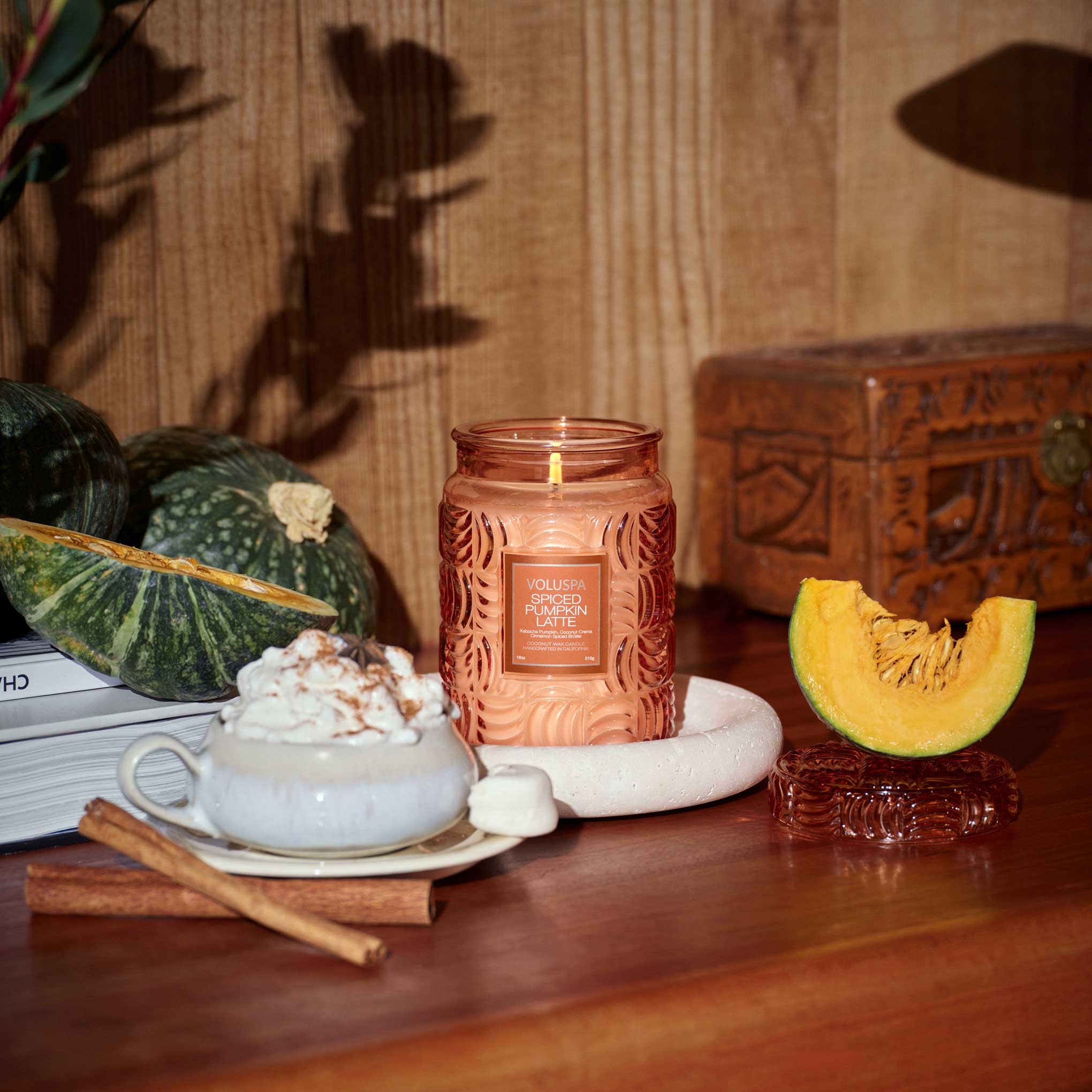 Spiced Pumpkin Latte - Large Jar Candle - Image 3